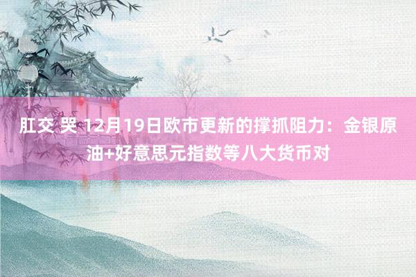 肛交 哭 12月19日欧市更新的撑抓阻力：金银原油+好意思元指数等八大货币对